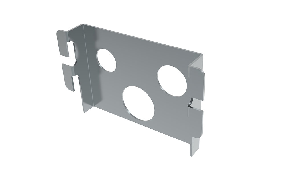 Placa Soporte para salida de Tubos